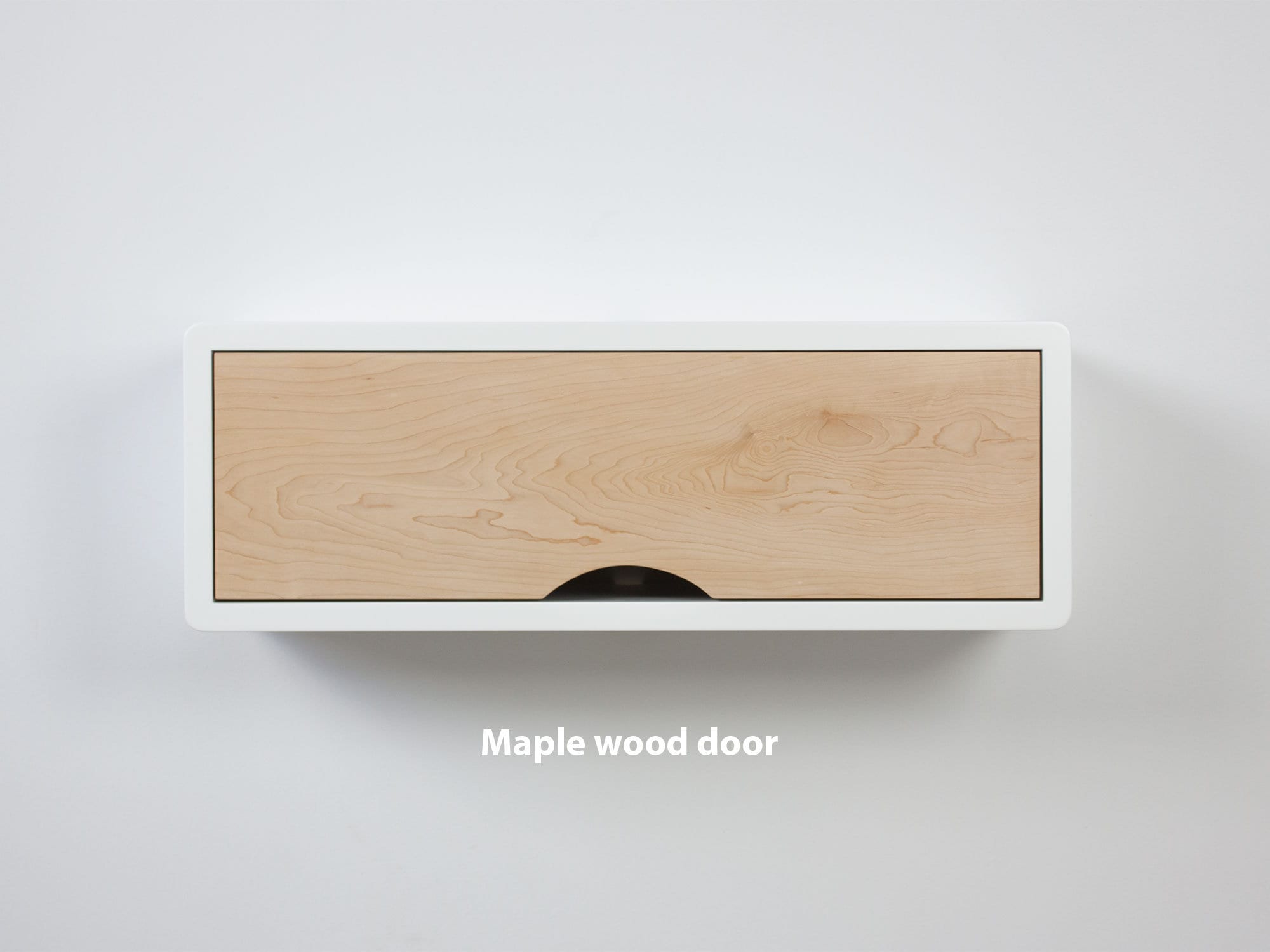 Mid Century Modern Floating Shelf With Door Floating Etsy Canada