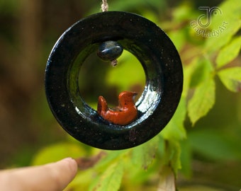 Runde Wandbehang mit Vogel, Raku Keramik Wanddekoration, Raumdekor, Wohnkultur, Keramik Ornament, handgemachte Keramik Wandkunst, 485