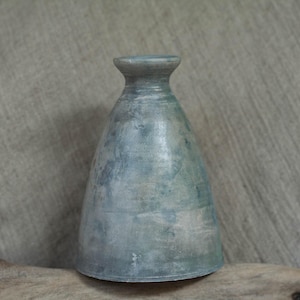 Bottiglia in ceramica, bottiglia minuscola, vaso in ceramica, arredamento per la casa, arredamento da tavola, vaso unico per fiori secchi, contenitore per fiori in ceramica, barattolo decorativo in ceramica, 827a