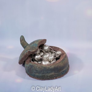 Caja de cerámica con tapa, caja de cerámica, caja de anillo de cerámica, cerámica de gres, caja de baratijas de cerámica para joyería, caja de cerámica con tapa, 116