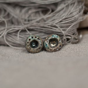 Raku Keramikperlen, Keramikcabochons, Schmuckzubehör, Schmuckzubehör, Schmuckzubehör, Perlenzubehör, 536