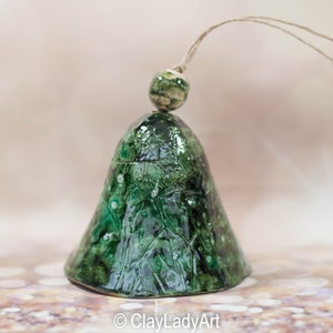 Raku ceramic bell,  clay bell, handmade ceramic bell, ceramic ringing bell, home decor, room decor, garden clay decoration, OOAK, 132
