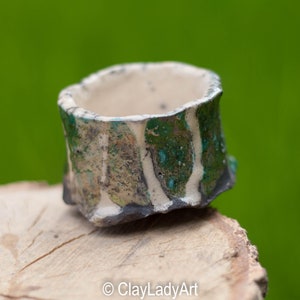 Raku ceramic sake cup, ceramic guinomi/yuonomi, ceramic mug, ceramic bowl, tea cup, coffee cup, wabi sabi, japanese sake cup, kurinuki, 197