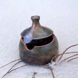 Ceramic box with lid, ceramic stash box, raku ceramic ring box, ceramic trinket box for jewelry, raku ceramic box with lid, 83, OOAK