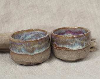 Ensemble de tasses à thé en céramique, poterie de thé en céramique, bol à thé, service à thé en céramique, cadeau pour les amateurs de thé, poterie en grès, matcha chawan, 776