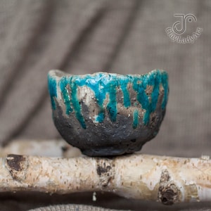Ceramic mug, pottery mug, raku ceramic tea cup,  raku ceramic tea bowl, Japanese tea ceremony, Japanese tea cup, matcha chawan, OOAK, 319