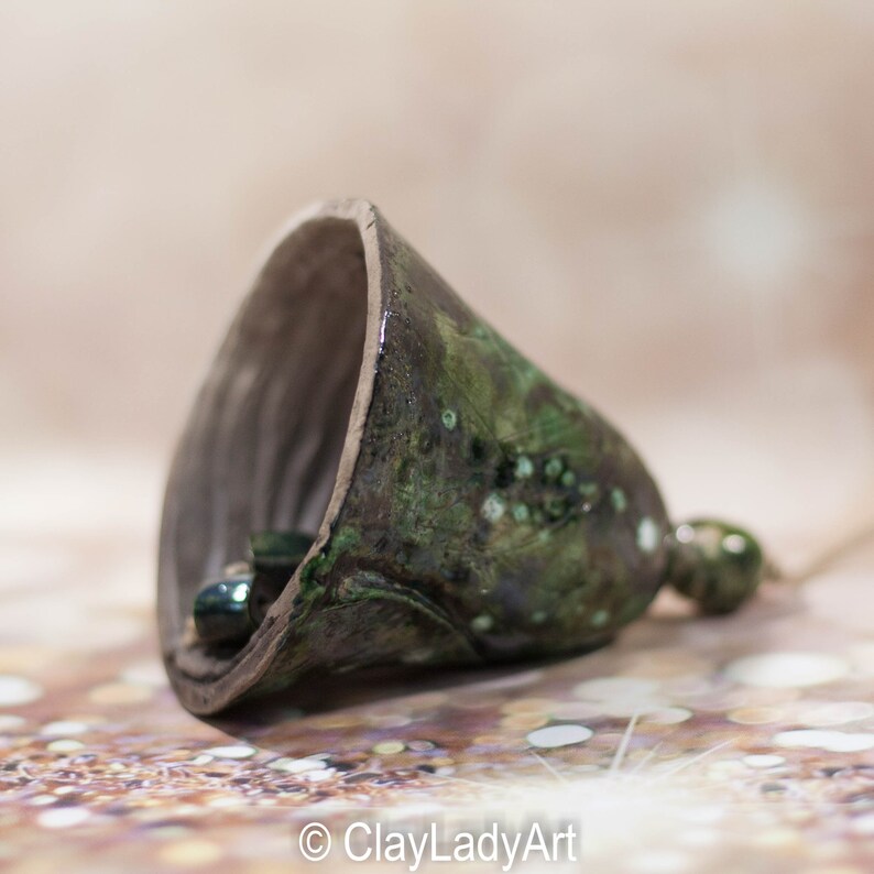 Raku Ceramic Bell Clay Bell Handmade Ceramic Bell Ceramic - Etsy