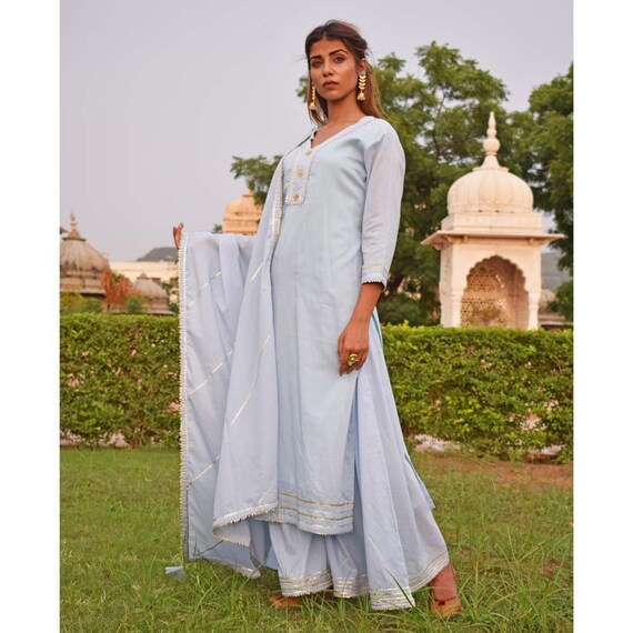 ethnic palazzo set
