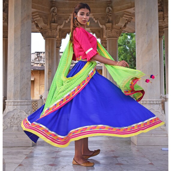 indian ethnic skirt and top