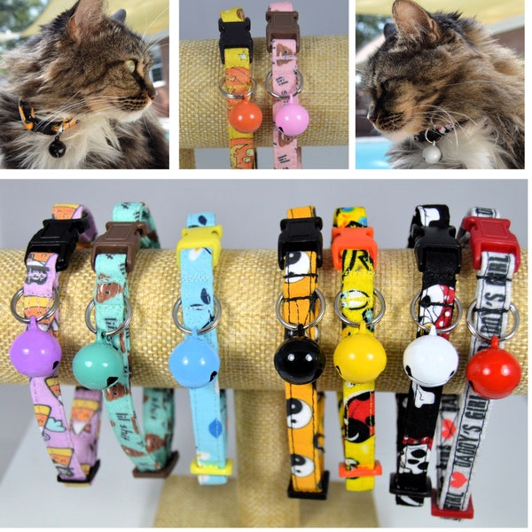 9 Solid color cat bells, pet collar bell, cat collar bell, bell for cat collar, large jingle bell for cat collar, color bell for kitten