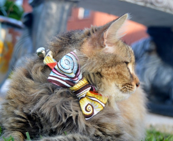 Etsy cat collar bow tie best sale