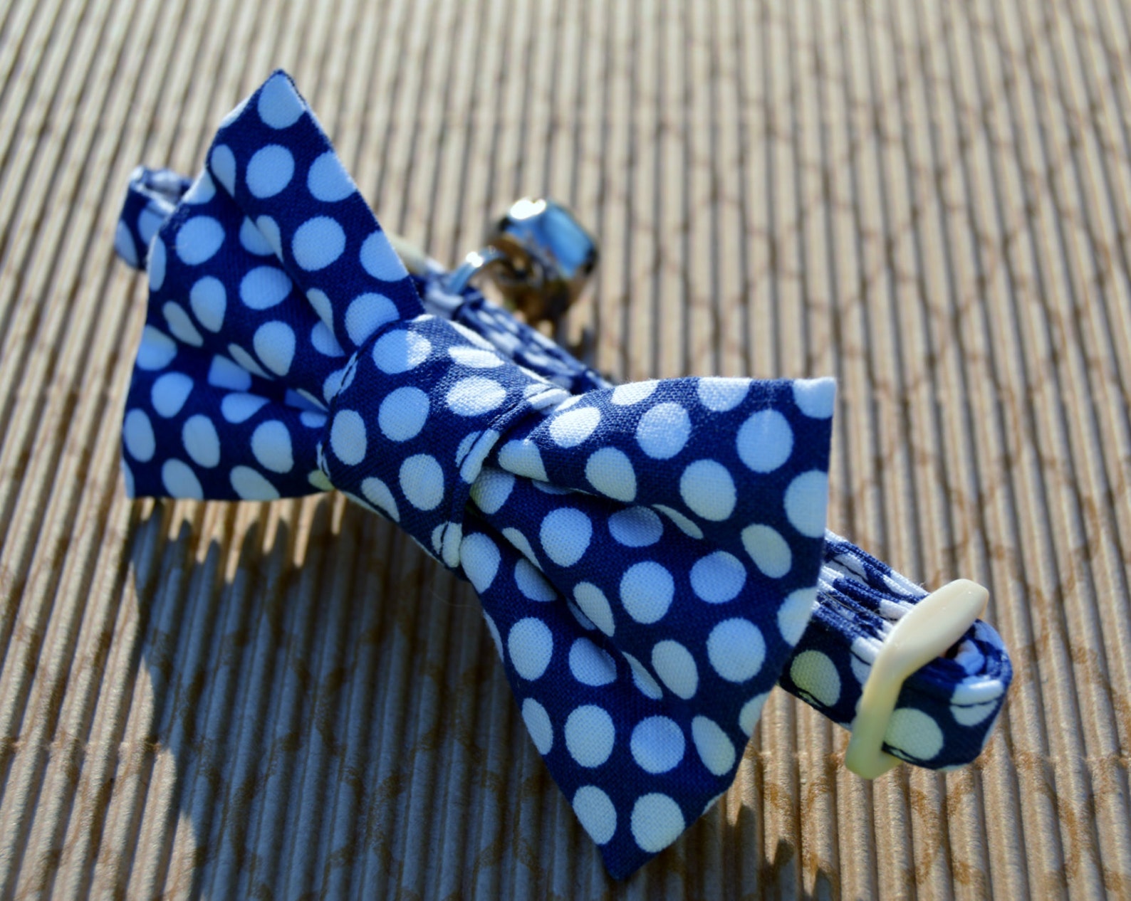 Blue Polka Dot Cat Bow Tie Cat Collar Bow Tie Cat Collar Etsy