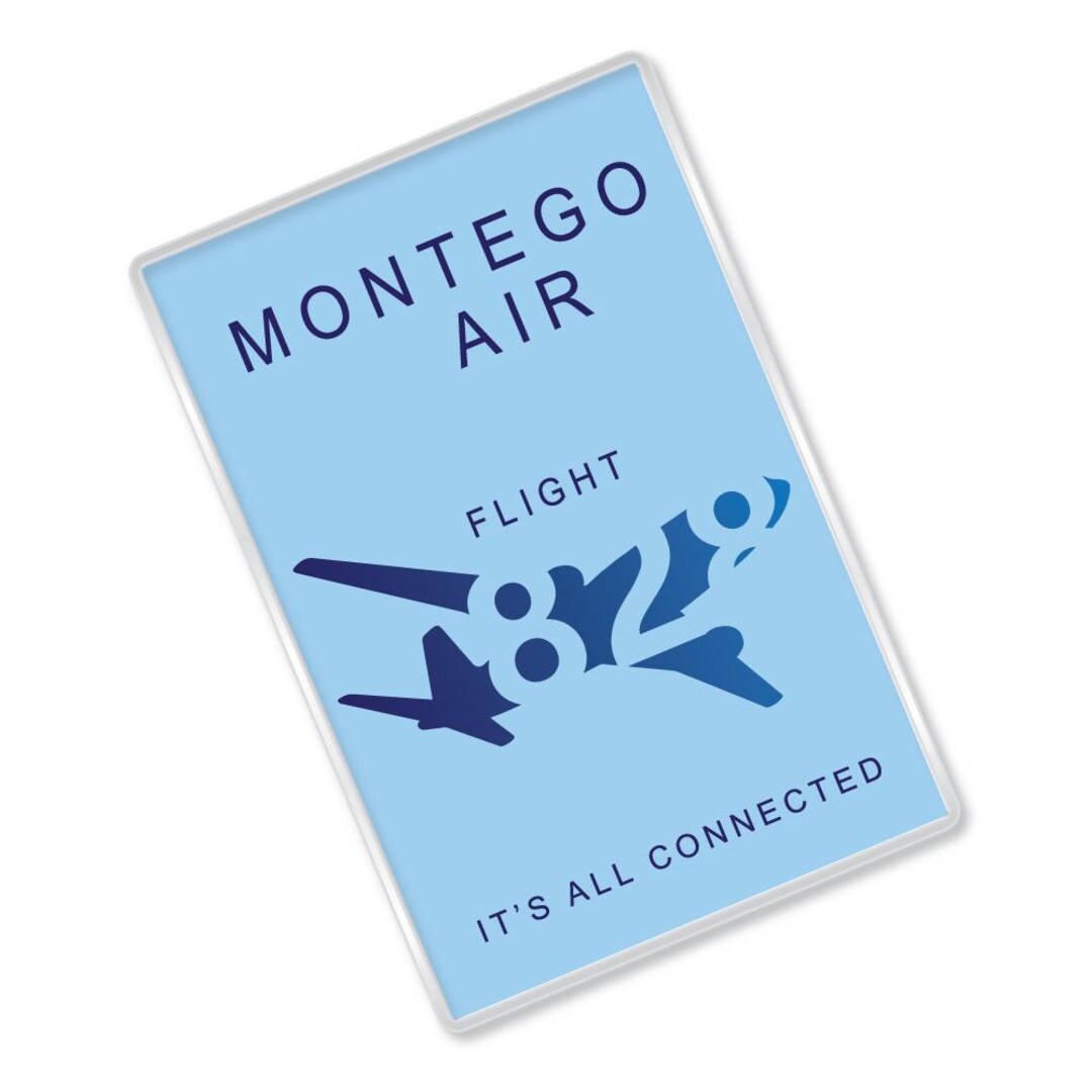 Montego Air Flight 828 It's All Connected Manifest Inspired Magnet Gift ...
