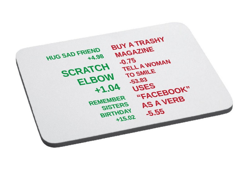 The Good Place Inspired Mouse Mat Mouse Pad Points