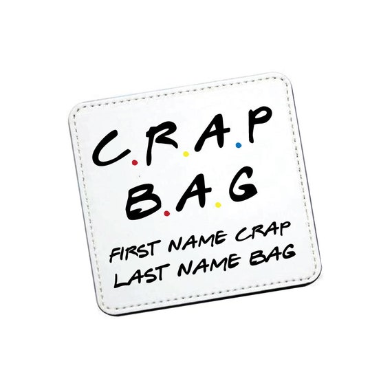 Crap Bag Friends Inspired Grappige Quote Pu Leather Etsy Nederland