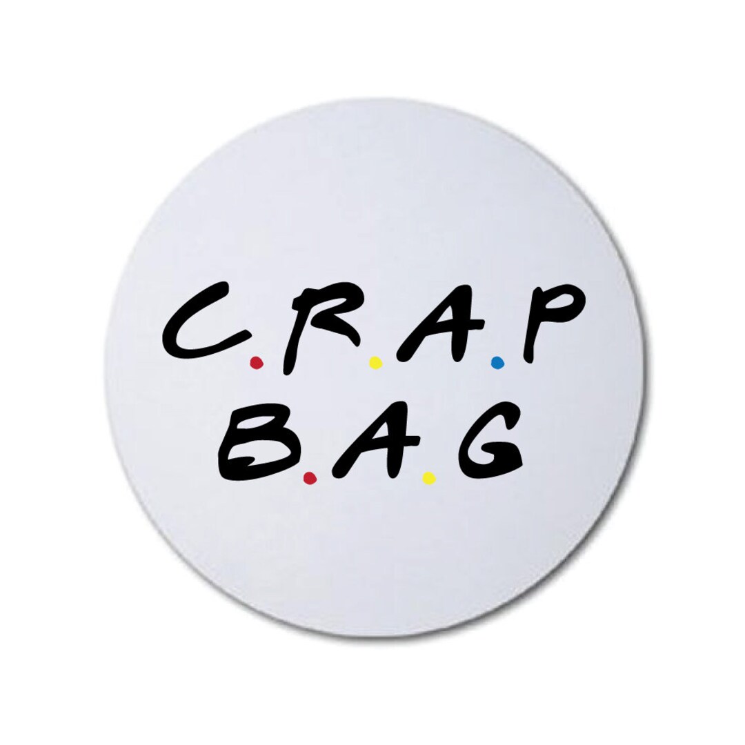 Crap Bag Friends Inspired Alfombrilla de ratón redonda Etsy España