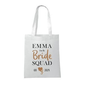 Escuadrón de novias personalizado - Hen Do - Bolsa de mano