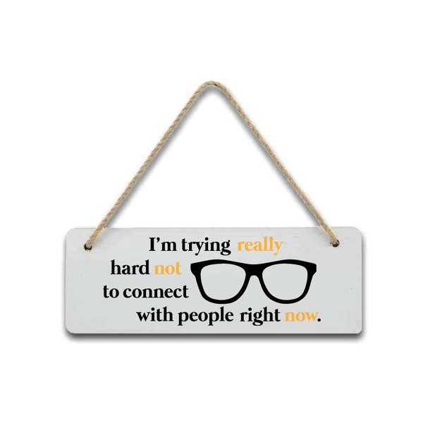 Im Trying Very Hard Not to Connect With People Right Now Etsy UK