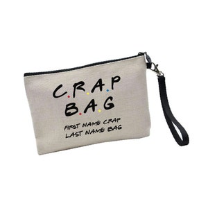 Crap Bag - Inspiriert von Freunden - Kosmetiktasche - Make Up Tasche - Geschenk