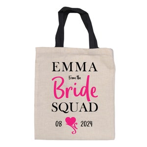 Escuadrón de novias personalizado - Hen Do - Bolsa de mano