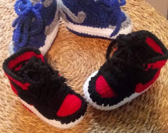 Gehaakte babysneakers Tiny Kicks
