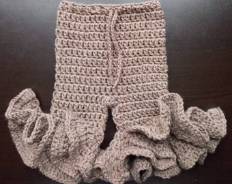 Patron de pantalon à volants pour bébé au crochet