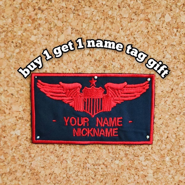 Custom Flight Patch Etsy