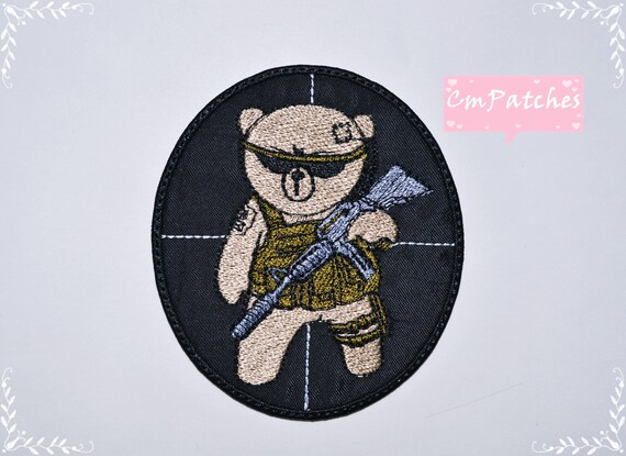 tactical teddy bear patch