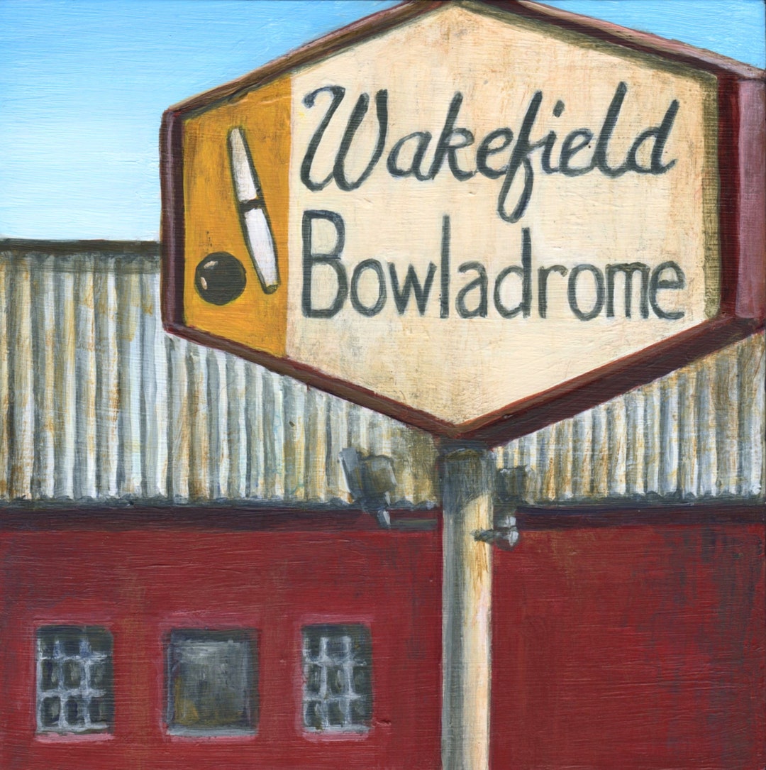 Wakefield Bowladrome, Limited Edition Print Wakefield Bowling Alley