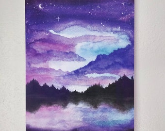 night sky art etsy