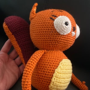 PDF Crochet Kiff Doll Pattern Orange Squirrel K.Bella Jolie Kawaii Crochet, Not a Finished Doll