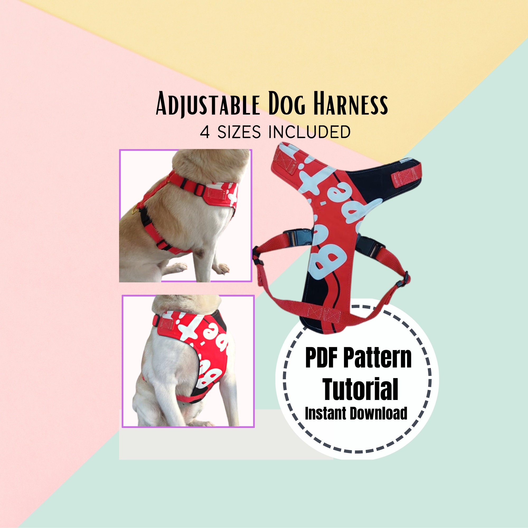 DIY Dog Harness Adjustable Cat Pattern Dog Accessories Choke-free Vest Cat Harness Digital Sewing Pattern Tutorial PDF Template for Dog Pet - Etsy diy-dog-harness-adjustable-cat-pattern-dog-accessories-choke-free-vest-cat-harness-digital-sewing-pattern-tutorial-pdf-template-for-dog-pet-etsy