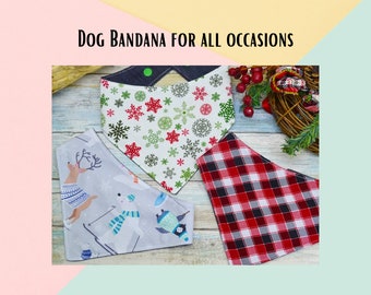 Dog Bandana Sewing Pattern: XS-XLarge Pet Scarf (PDF Digital Download)