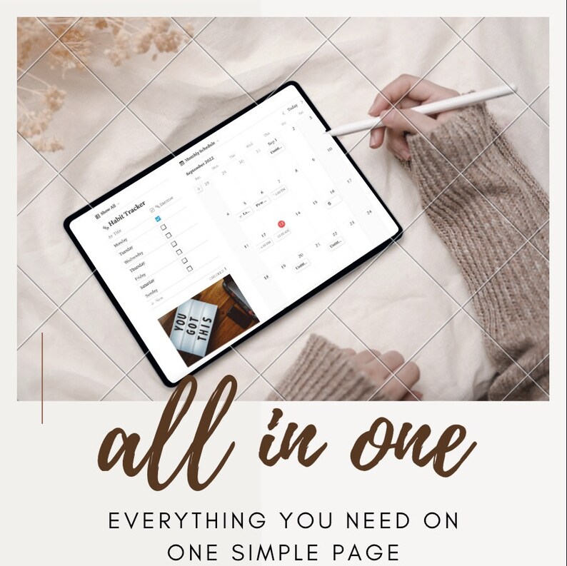 Notion Life Planner for ADHD Moms, Notion Template, Notion Planner