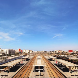 Casablanca Print, Casablanca Photography, Casablanca Wall Art, Morocco Print, Morocco Wall Art, Train Station Print, Cityscape Print