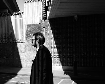 Street Photography, Black And White Photography, Street Photo, Street Art, Street Wall Art, Man Print, Portobello Road, London, England