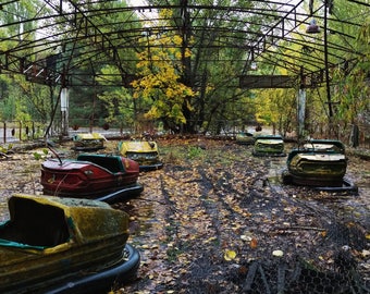 Ukraine Print, Ukraine Photography, Chernobyl Print, Chernobyl Photography, Pripyat Print, Pripyat Photography, Abandoned, Amusement Park