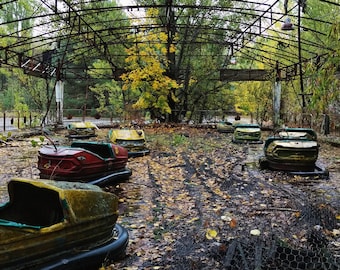 Ukraine Print, Ukraine Photography, Chernobyl Print, Chernobyl Photography, Pripyat Print, Pripyat Photography, Abandoned, Amusement Park