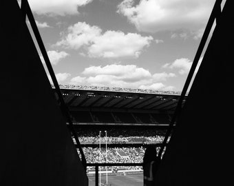 Twickenham Stadium Photography Print, Sports Stadium Print, Stadium Print, Stadium Photography, Sports Print, Sports Wall Art, Rugby Print