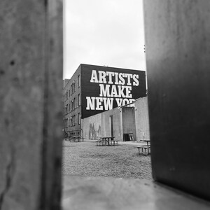 Artists Make New York, Typography Print, New York Print, NYC, Queens, Long Island City, Court Square, Queens New York, Artist Print, Bold
