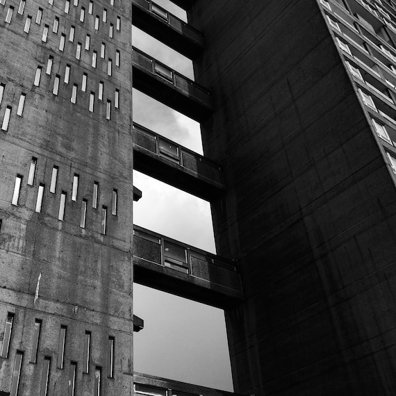 Black And White Photography Brutalism Print Brutalist | Etsy