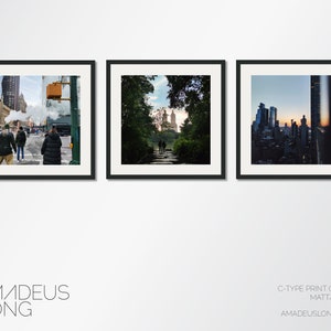 The New York Collection: Set Of Three Prints, Travel Print Set, New York Photography, New York Print, Three Photos, Photography Collection