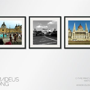 The Hungary Collection: Set Of Three Photos Taken in Budapest, Hungary, Budapest, Photo Print, Print Set, Budapest Print, Travel Print