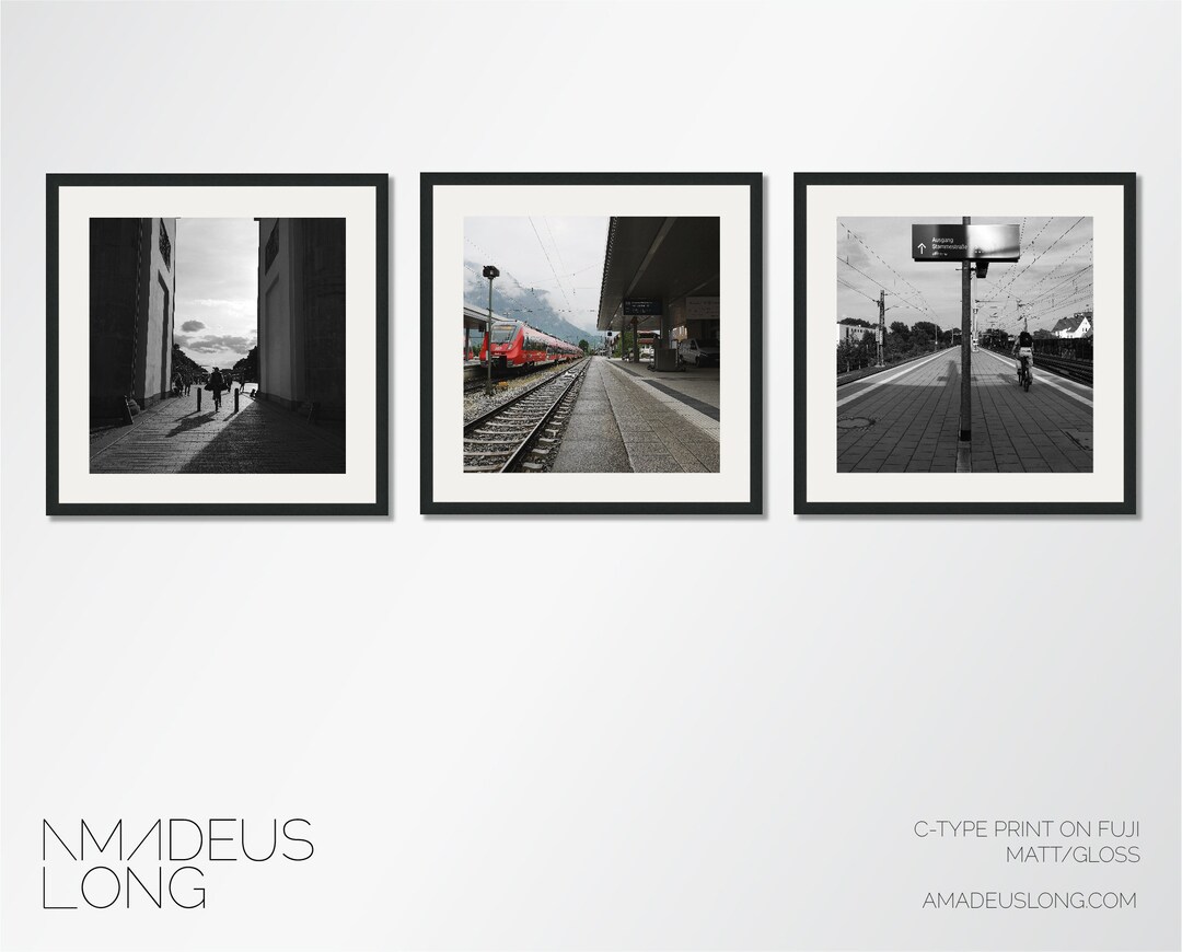 The Germany Collection Set of 3 Germany Photography Print, Germany