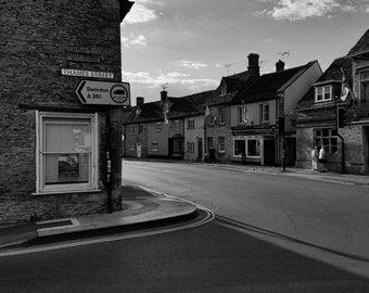 Lechlade-on-Thames Print, Thames Path Print, England Photography, Village Print, Village Photography, English Village, Britain Art, Lechlade