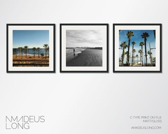 The Spain Collection: Set Of 3 Spain Photography Prints, Spain Photography, Spain Print, Valencia Print, Tarragona Print, Beach Print Set