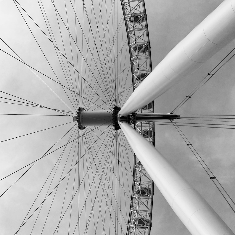 The Black and White London Collection Set of Four Prints, London