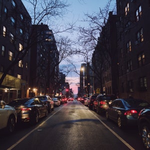 New York-fotografi, NYC-fotografi, Manhattan-fotografi, New York-solnedgång, Hell's Kitchen-tryck, Midtown-tryck, New York-stadsbild