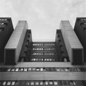 Architecture Print, Brutalism Print, Brutalist Photography, Architecture Photography, Black And White Print, Geometry Print, London Print