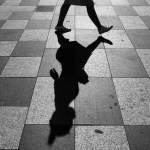 Legs Photography, Shadow Play, Feet Photography, Foot Photography, Walking Print, Foot Steps Print, Foot Print, Croydon, Street Art, Minimal